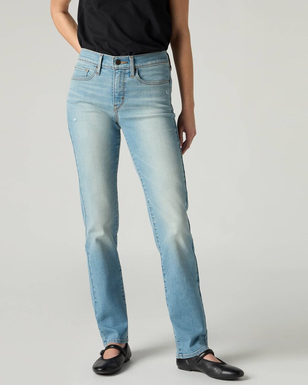 Levi's Low Pro Straight Jeans Cotton Blue Jeans Size 26